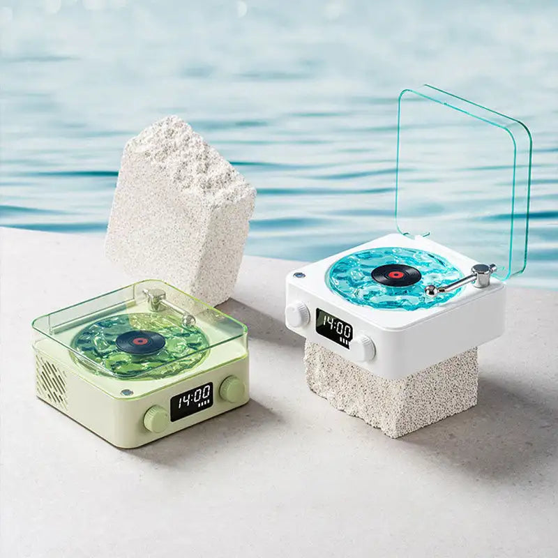 Mini retro white noise bluetooth speaker